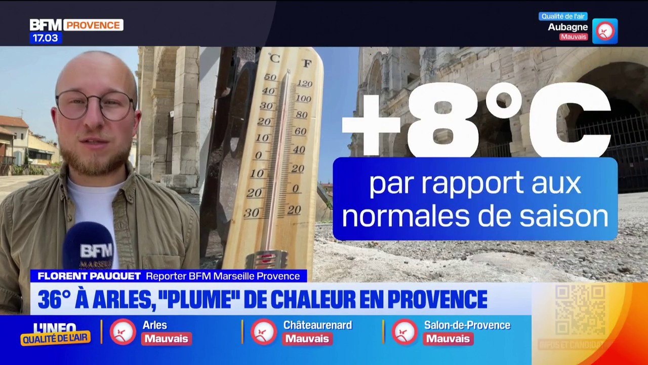 36 degrés à Arles ce mercredi