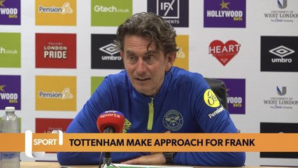 Tottenham make official approach for Brentford boss Thomas Frank