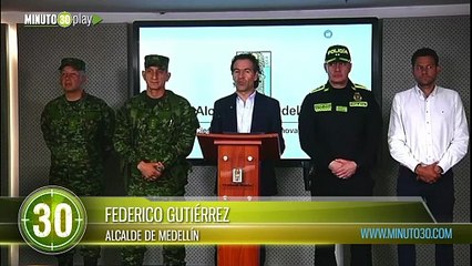 Fico Gutiérrez anuncia medidas para evitar que la escalada de violencia en el país termine en Medellín