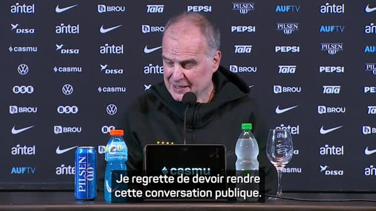 Uruguay - L'échange tendu entre Bielsa et un journaliste en conférence de presse