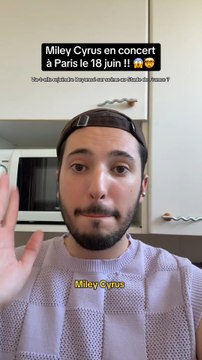 Miley Cyrus en concert avec Spotify à Paris le 18 juin prochain 😱