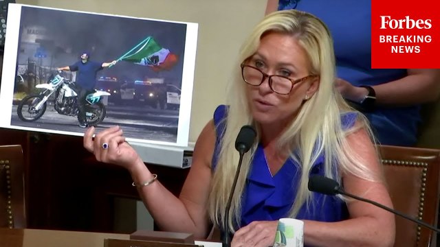 'Can't Be Shown Enough': Marjorie Taylor Greene Accuses Left-Wing Groups Of Fomenting L.A. Unrest