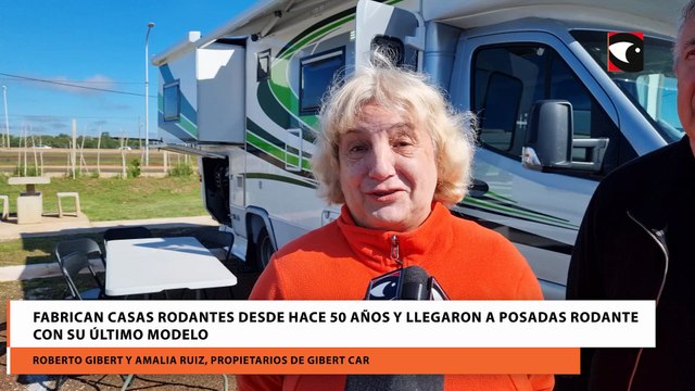 Fabrican casas rodantes desde hace 50 años y llegaron a Posadas Rodante con su último modelo