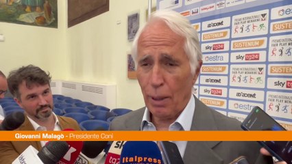 Premio Fair Play Menarini, Malagò: "Esempi e gesta da emulare"