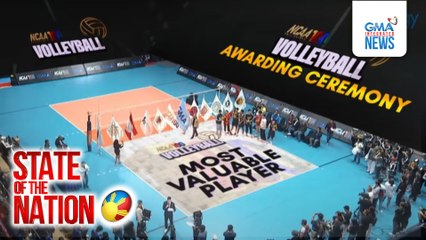 Arellano Chiefs, kampeon sa kauna-unahang pagkakataon sa Men's Volleyball nang talunin ang Letran Knights | SONA