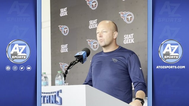 Titans OC Nick Holz talks Cam Ward, Dan Moore Jr., Chimere Dike & offensive outlook