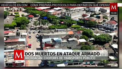 Asesinan a dos choferes de transporte público durante ataque armado en Michoacán