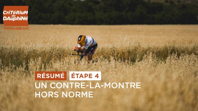 Critérium du Dauphiné 2025 - Résumé de l'Étape 4