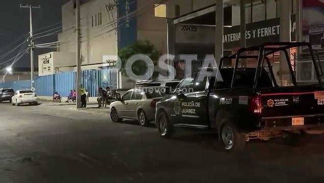 Hombre resulta herido tras balacera en colonia Valle Sur de Juárez