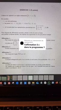 Correction du Sujet Bac de Maths Asie Jour 1 2025 tombé le 11/06/25#bac #bac2025 #corrige #correction #geometrie #sphere #droite