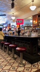 Un glacier rétro à New York