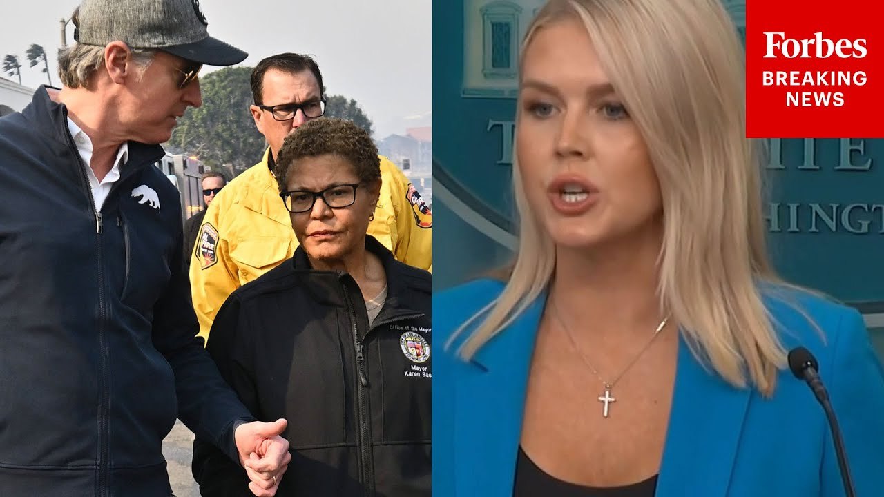 Karoline Leavitt Lobs Shock Accusation Against Bass & Newsom Over L.A. Protests
