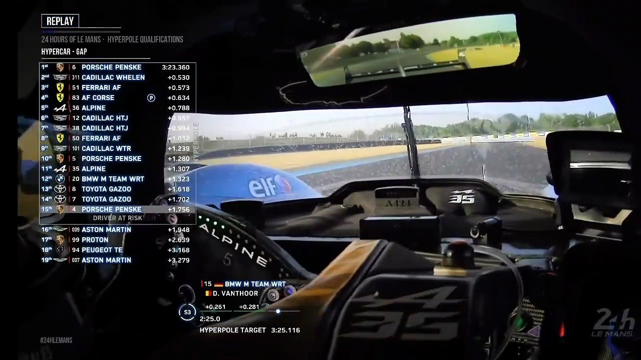 24H Mans 2025 Hyperpole Qualifying Chatin Puncture High Speed