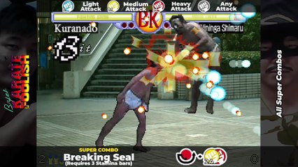 ALL SUPER MOVES TUTORIAL - Brief Karate Foolish