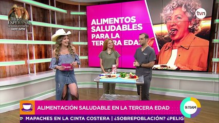Una alimentación saludable en la tercera edad