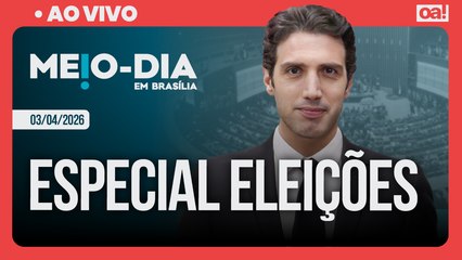 Projeções com o fim da janela partidária | Meio-Dia em Brasília - 03/04/2026