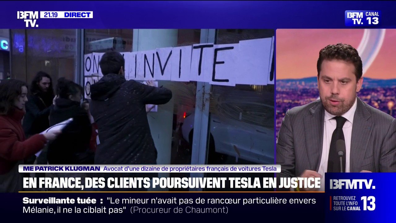 Patrick Klugman (avocat de propriétaires français de Tesla): "Les clients se retrouvent pris au piège d'un message auquel ils ne veulent pas être associés"