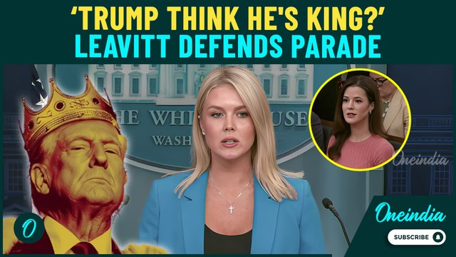 Leavitt DESTROYS Reporter Over ‘King Trump’ Question | Fox Reporter Rattles Leavitt Over Parade