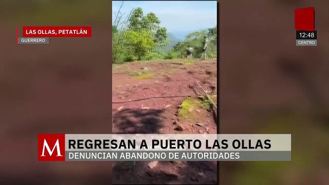Pobladores de Petatlán, Guerrero vuelven a casas entre ruinas e inseguridad