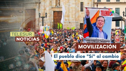 Marcha Masiva por Reformas Sociales y el "Sí" a la Consulta Popular