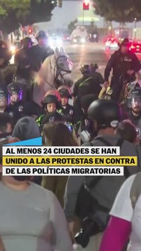 Las protestas contra las políticas de migración se extienden