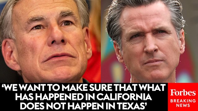 Greg Abbott Asked About National Guard Deployments As Anti-ICE Demonstrations Spread to Texas
