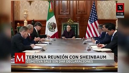 Culmina reunión de Claudia Sheinbaum y Christopher Landau en Palacio Nacional