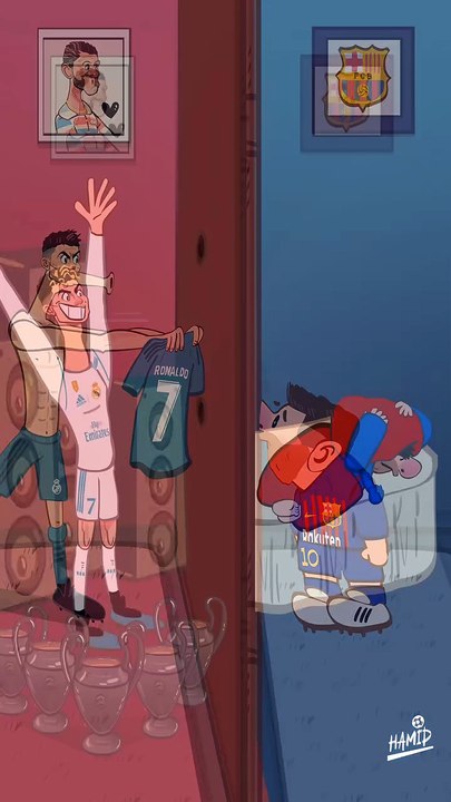 Prepare yourselves gradually to see this day... 💔دیگه کم کم خودتونو برای دیدن این روز آماده کنید ... 💔#messi#ronaldo#hamidsahari