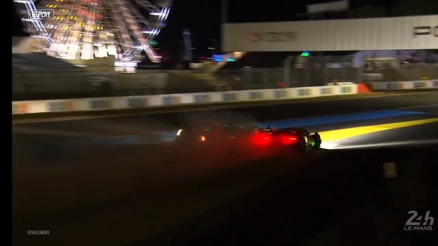 24H Mans 2025 FP2 Stevenson Hirakawa Collision Crash End