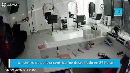 Un centro de belleza céntrico fue desvalijado en 24 horas