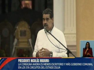 Presidente Maduro: La esperanza ha anidado nuevamente en el Zulia, la esperanza está en la calle