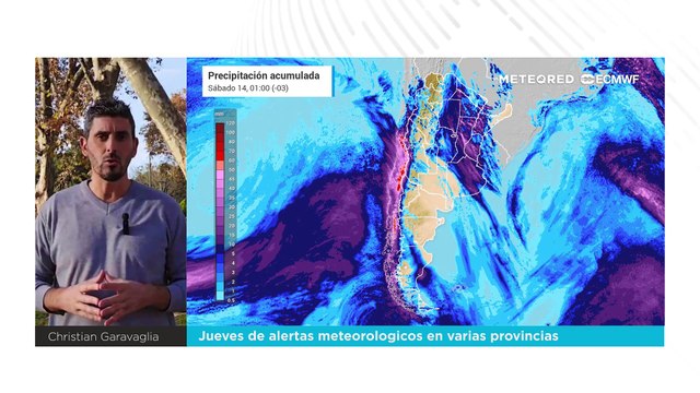 Aumenta la inestabilidad en Argentina: jueves de alertas meteorologicos en varias provincias
