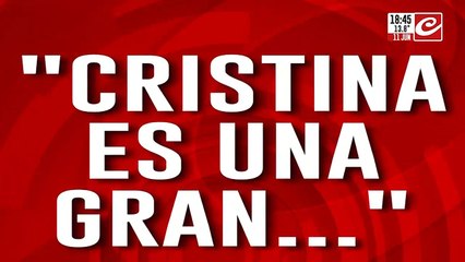 José Luis Espert insultó a Cristina y a su hija durante una charla