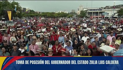 Toma de posesión de Luis Caldera como gobernador del estado Zulia para el período 2025-2029