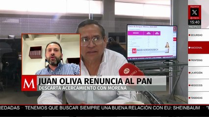 Juan Oliva renuncia al PAN para formar su propio partido