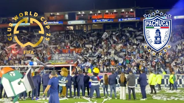 Pachuca se va al Mundial de Clubes 2025 y la afición los despide con tremenda fiesta en el Estadio Hidalgo