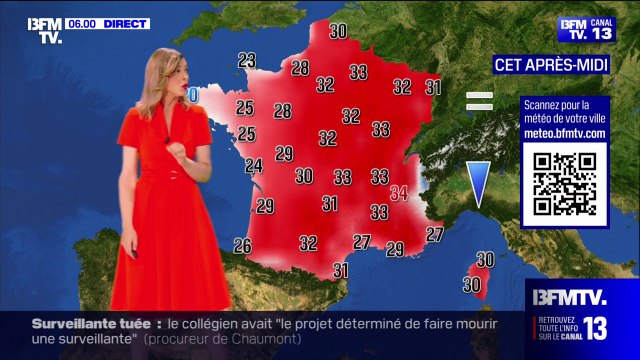 L'ensemble de l'Hexagone sera sous le soleil malgré quelques orages attendus dans le nord-ouest