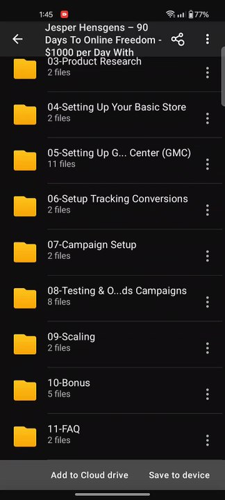 Jesper Hensgens – 90 Days To Online Freedom - $1000_Day With Google Ads Dropshipping