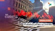 Movilizaciones en rechazo al desalojo de viviendas por parte de la ultraderecha
