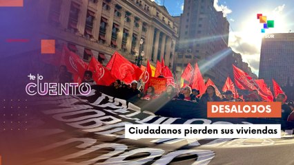 Movilizaciones en rechazo al desalojo de viviendas por parte de la ultraderecha