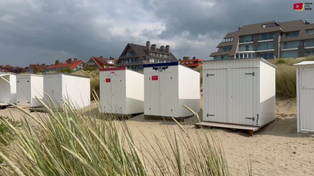 Koksijde | Strand / Dunes Groenendijk Cabines | Belgique Bretagne Télé
