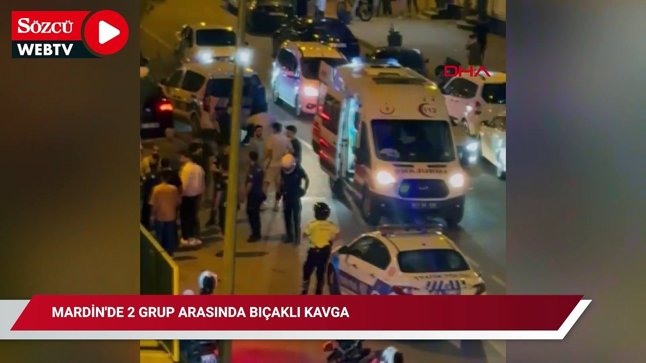 Mardin'de 2 grup arasında bıçaklı kavga; 1 yaralı