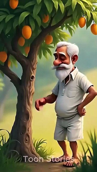 Dadaji_Ka_Mango_Tree_#shorts_#shortsfeed_#shortvideo_#short_#shortsvideo_#mango_#ai_#dadaji_#cartoon(360p)