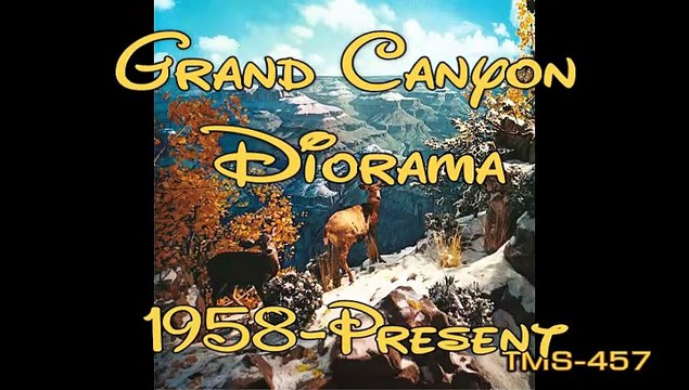 Grand Canyon Diorama Disneyland History TMS-457