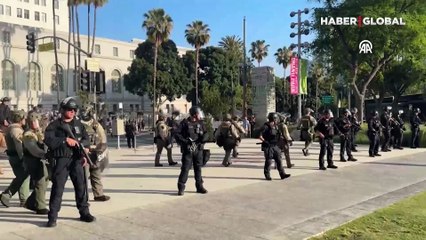 Los Angeles ayakta! Protestolar ve polis şiddeti sürüyor