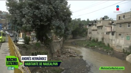 Temen desborde en Naucalpan por lluvias y acumulación de basura