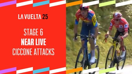 Ciccone for the first attack in the peloton  - Stage 6 - La Vuelta 2025
