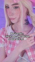 Universe said don’t scroll… I said go on, date me 💕