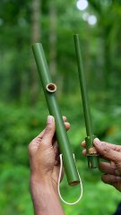 DIY Bamboo Slingshots with Slingel Bamboo stick