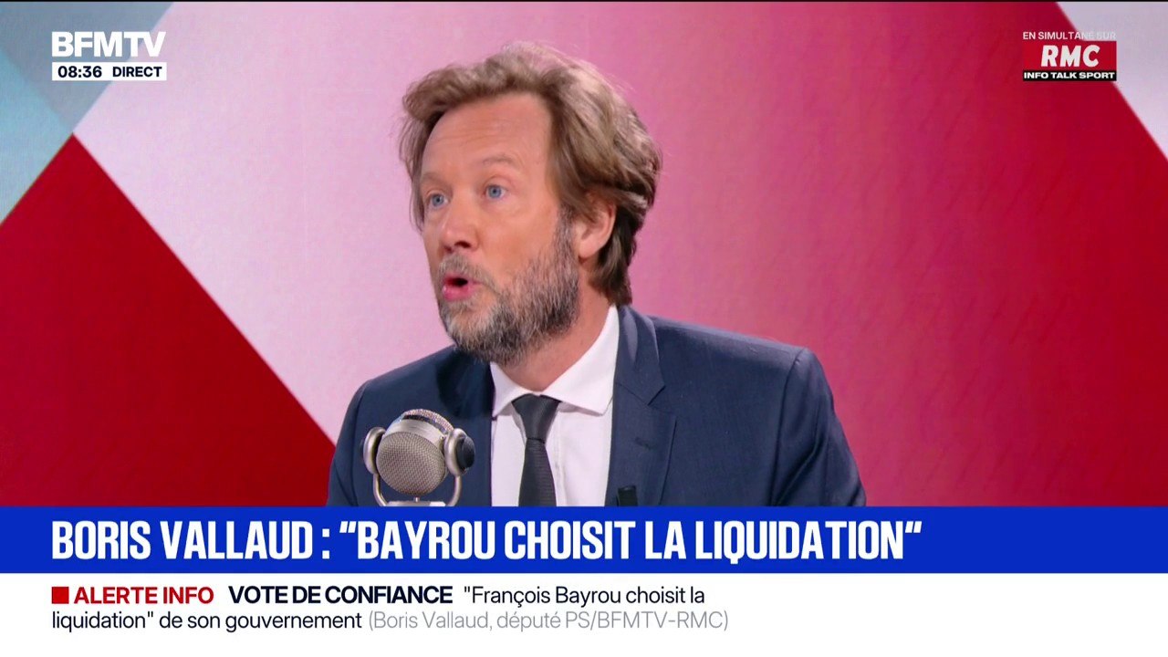 Boris Vallaud (PS): "Nous voterons contre la confiance de ce gouvernement"